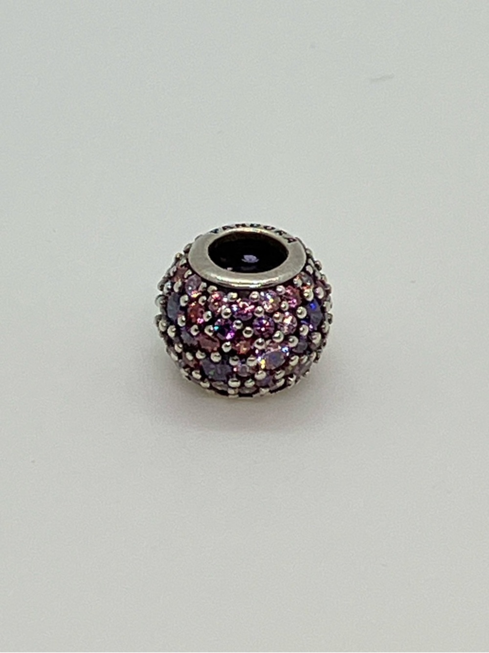Pandora 925 ALE Pave Lights Multi Colour CZ Charm Bead  #791261ACZMX